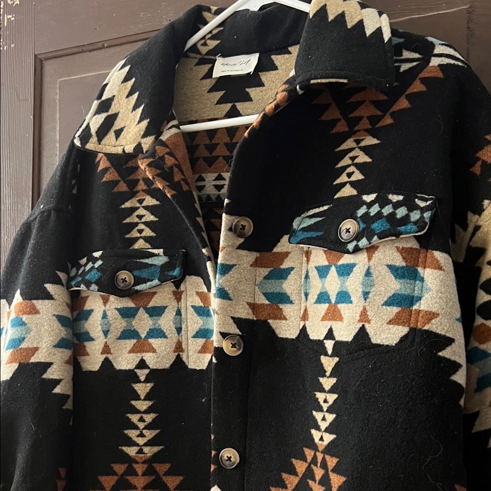 Geometric Patterned Jacket - image 3